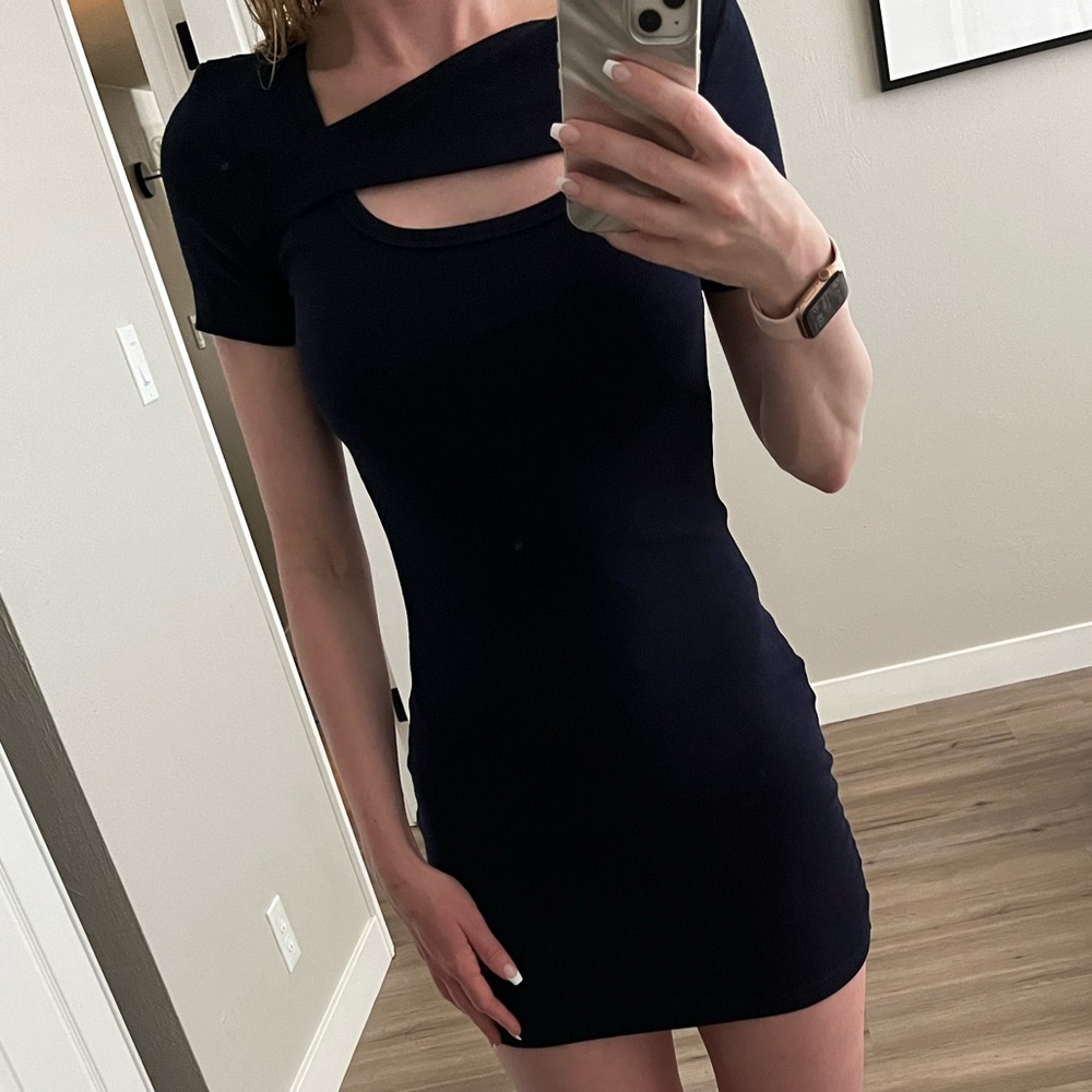 Navy Mini Dress